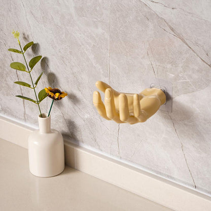 Glossy Polyresin Wall Hook with Solid Pattern