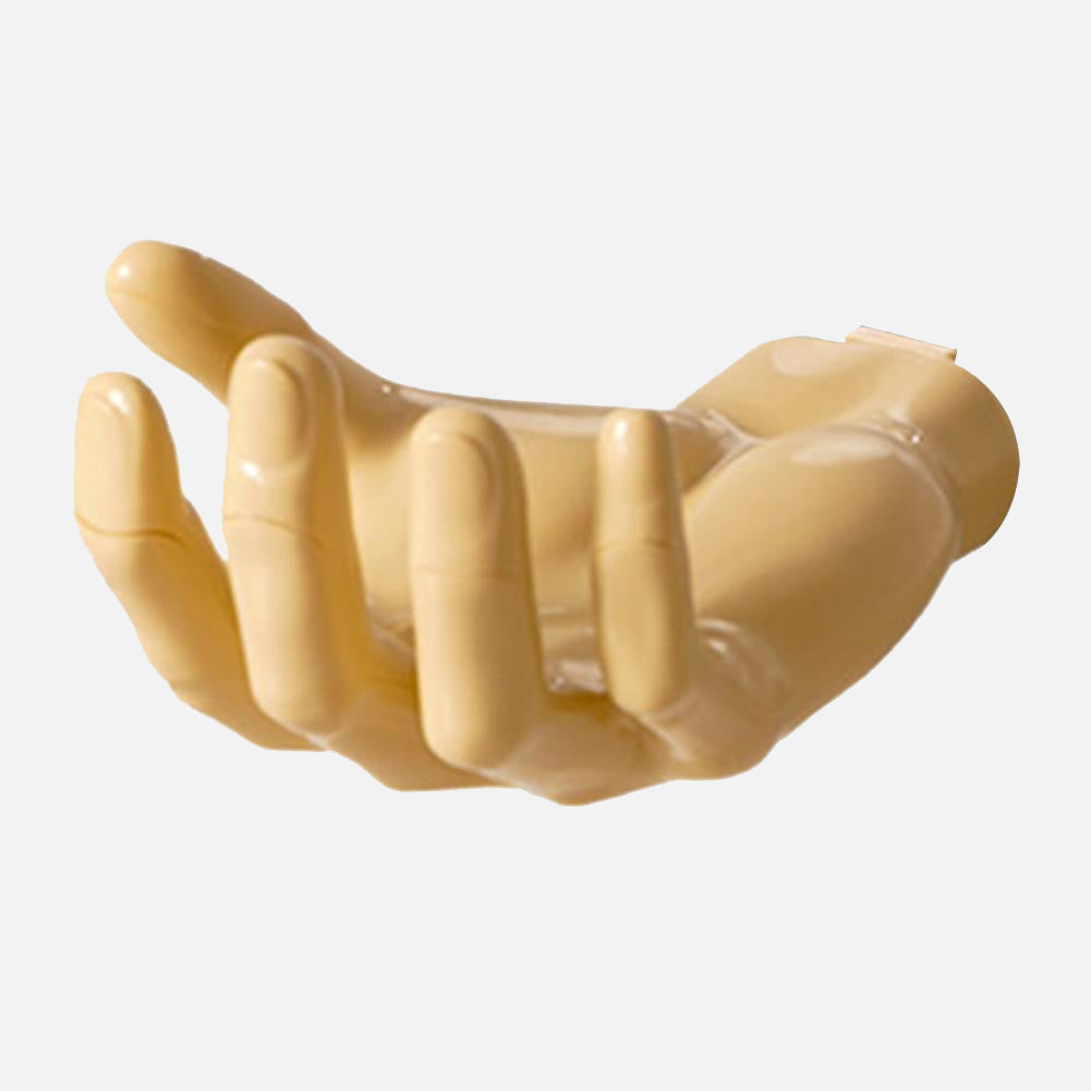 Glossy Polyresin Wall Hook with Solid Pattern