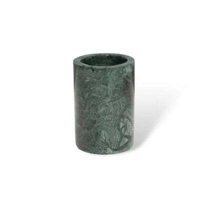 Green Marble Bathroom Set with Gold Soap Dispenser, Tumbler and Tray