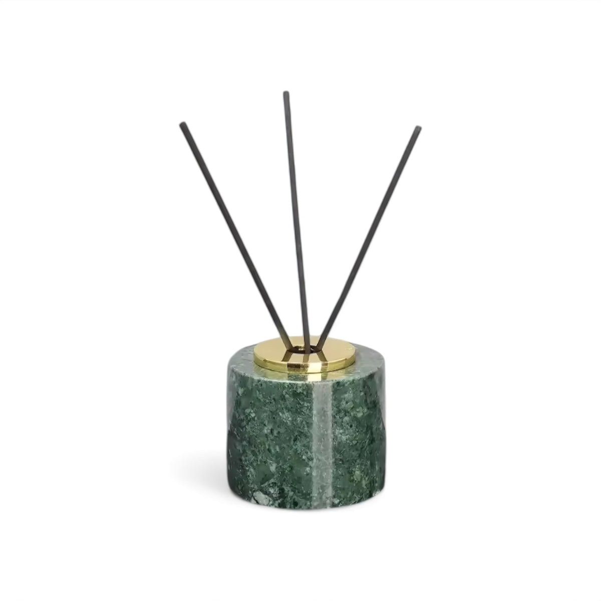Green Marble Bathroom Set with Gold Soap Dispenser, Tumbler and Tray
