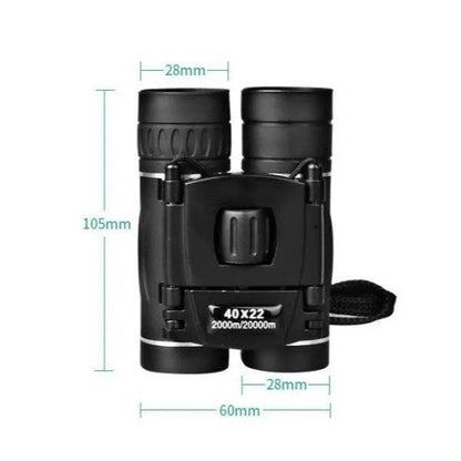 HD 40x22 Binoculars for Outdoor Viewing and Wildlife Observation