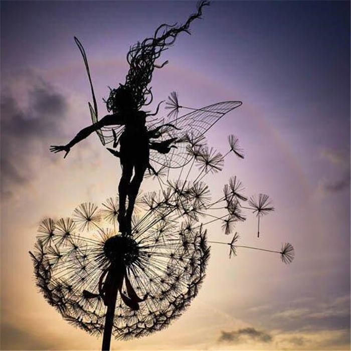 Handcrafted Stainless Steel Fairy Garden Decorations