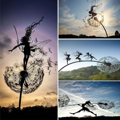 Handcrafted Stainless Steel Fairy Garden Decorations