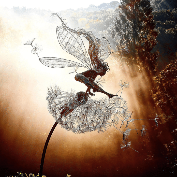Handcrafted Stainless Steel Fairy Garden Decorations