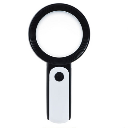 Handheld Optical Magnifier with 30X Magnification for Reading Small Text