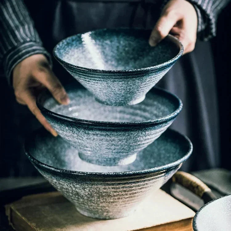Handmade Ceramic Ramen Bowl with Artisan Finish