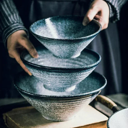 Handmade Ceramic Ramen Bowl with Artisan Finish