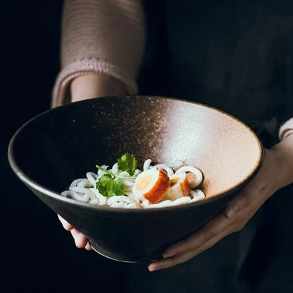 Handmade Ceramic Ramen Bowl with Artisan Finish
