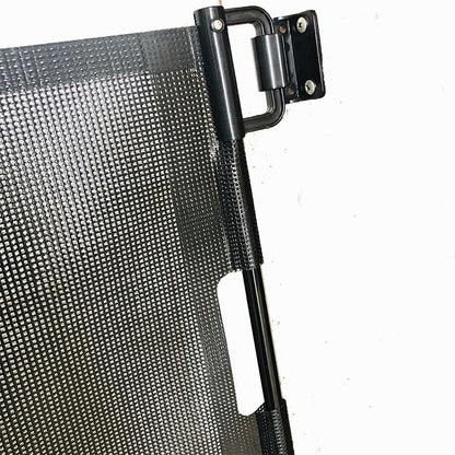 Retractable Baby Pet Safety Gate Adjustable Mesh Barrier One Hand Indoor Outdoor