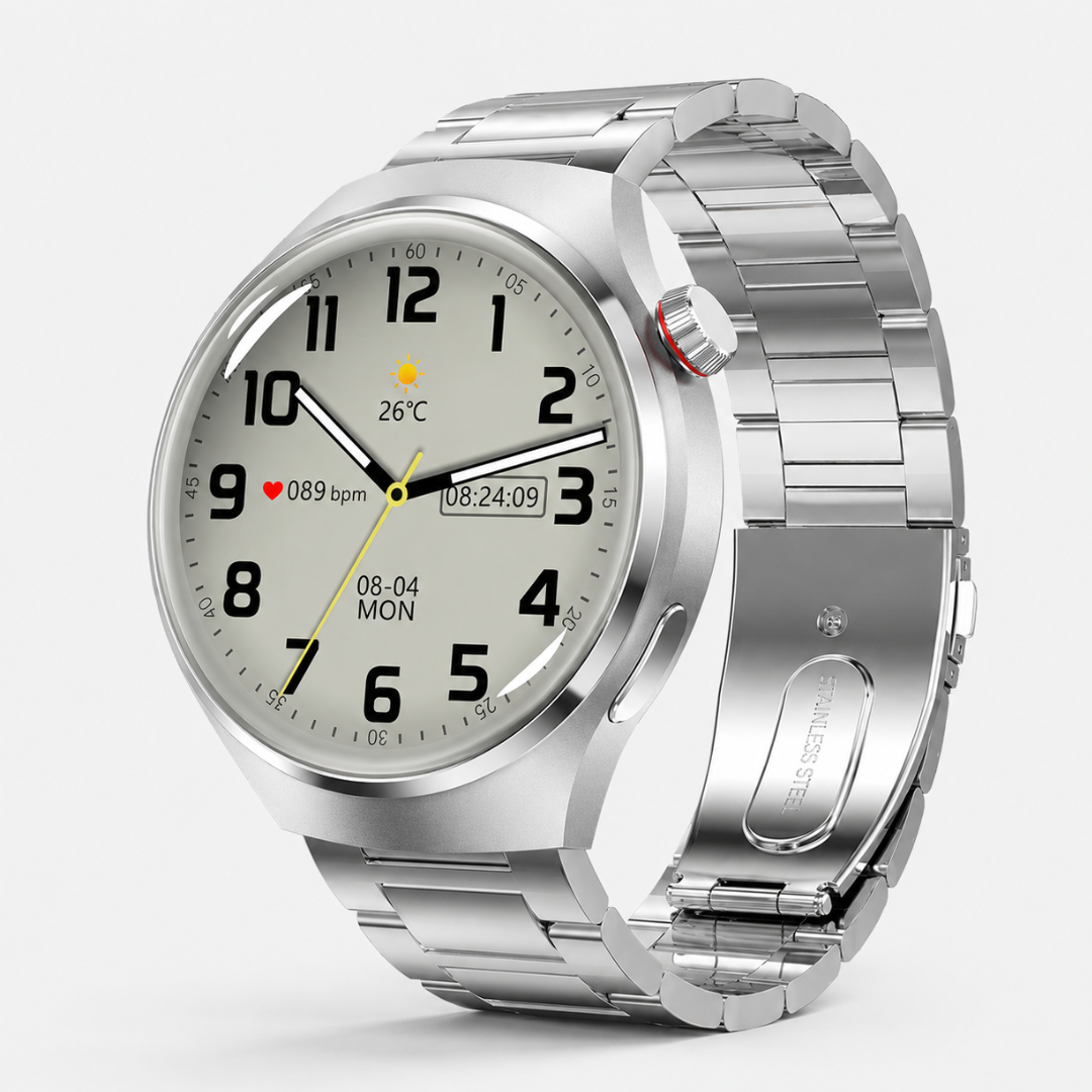 Health Smartwatch with Blood Pressure Heart Rate and Blood Oxygen Tracking