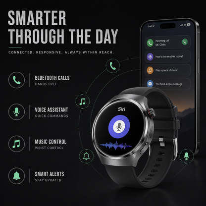 Health Smartwatch with Blood Pressure Heart Rate and Blood Oxygen Tracking