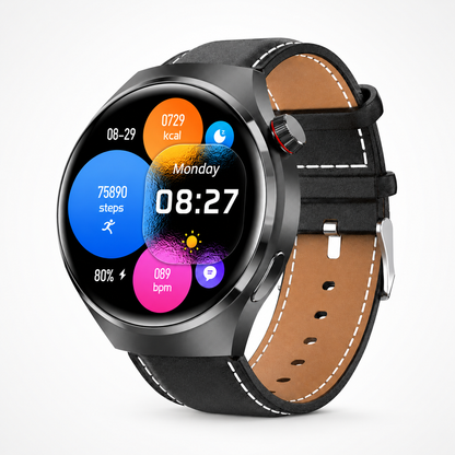Health Smartwatch with Blood Pressure Heart Rate and Blood Oxygen Tracking