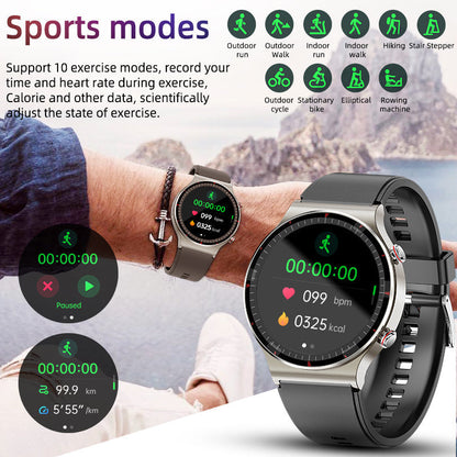 Health Smartwatch with EKG SpO2 Heart Rate and Sports Tracking