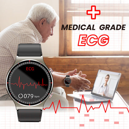 Health Smartwatch with EKG SpO2 Heart Rate and Sports Tracking
