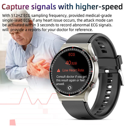 Health Smartwatch with EKG SpO2 Heart Rate and Sports Tracking