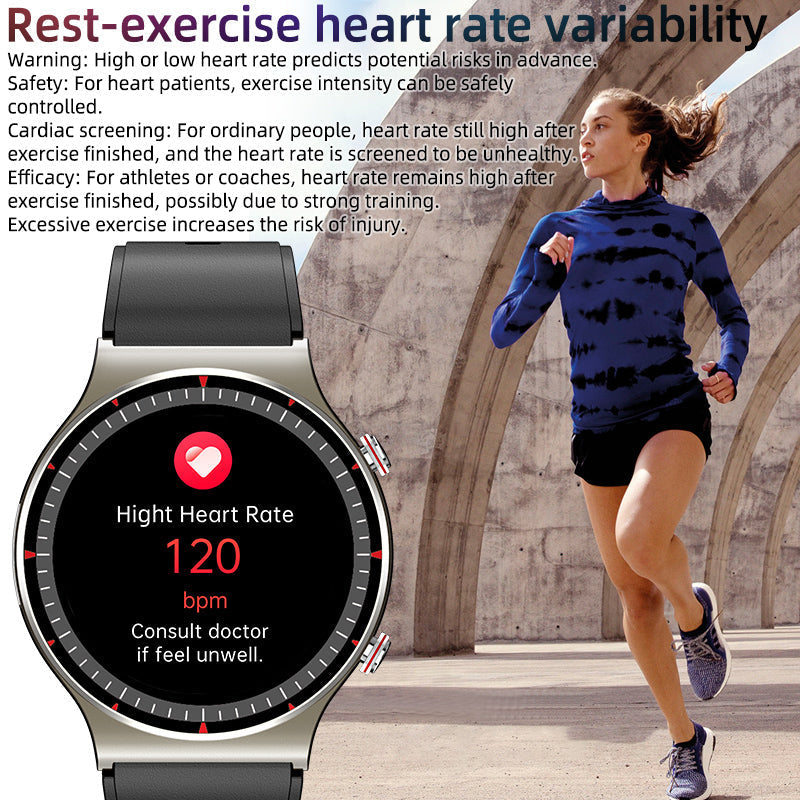 Health Smartwatch with EKG SpO2 Heart Rate and Sports Tracking