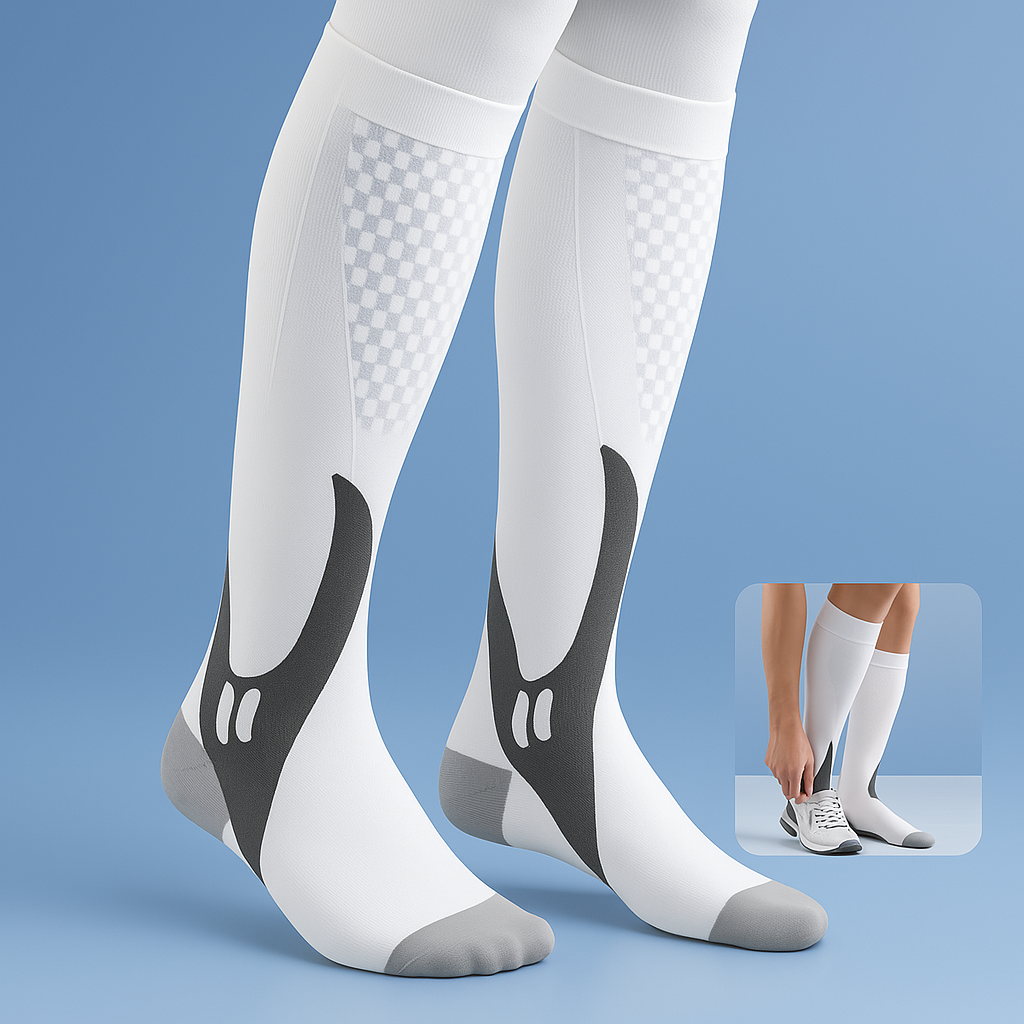 High-Grade Compression Socks for Leg Support with Graduated Compression