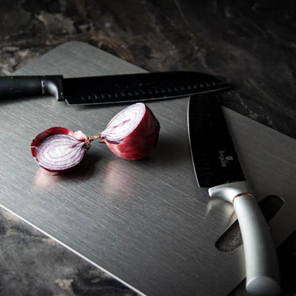 Hygienic SUS304 Stainless Steel Cutting Board for Durable Kitchen Use