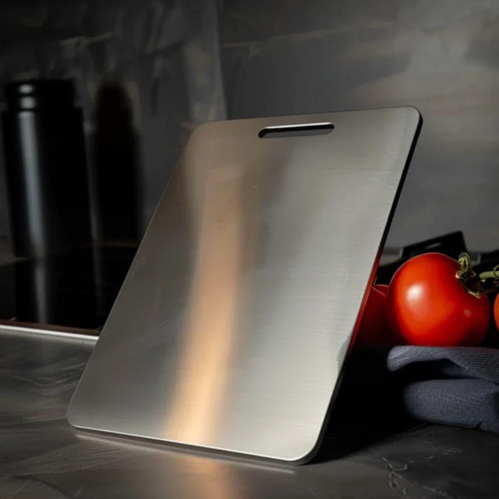 Hygienic SUS304 Stainless Steel Cutting Board for Durable Kitchen Use