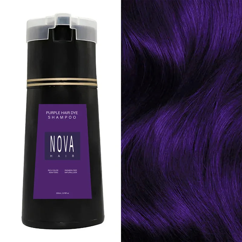 Instant Hair Dye Shampoo for Quick Color Refresh and Root Touch Ups