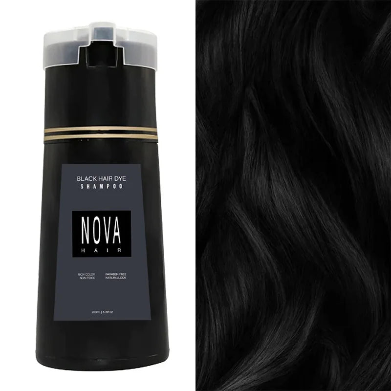 Instant Hair Dye Shampoo for Quick Color Refresh and Root Touch Ups