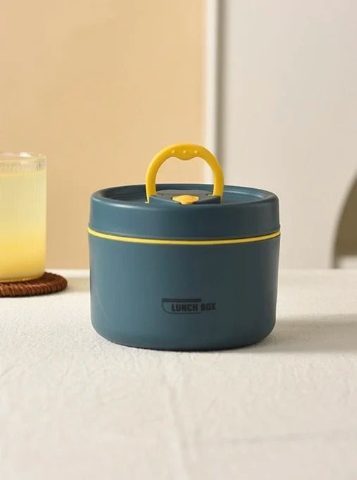 Insulated Stainless Steel Lunch Box with Leak-Resistant Seal