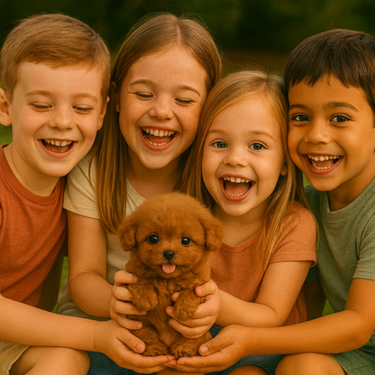 Interactive Plush Puppy Toy with Realistic Movement and Soft Synthetic Exterior
