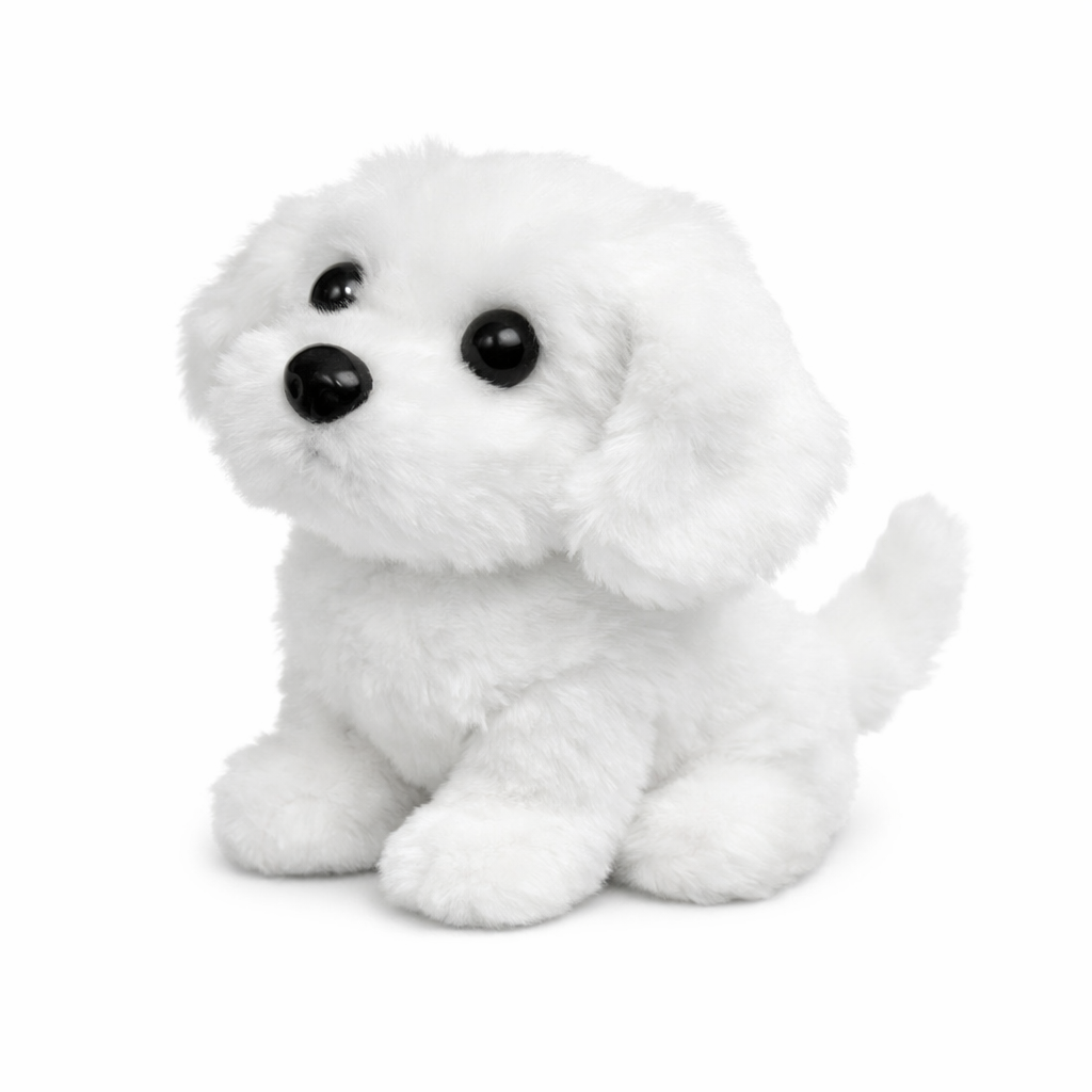 Interactive Robot Puppy with Touch-Responsive Movement and Soft Plush Exterior