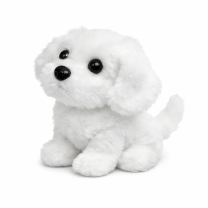 Interactive Robot Puppy with Touch-Responsive Movement and Soft Plush Exterior