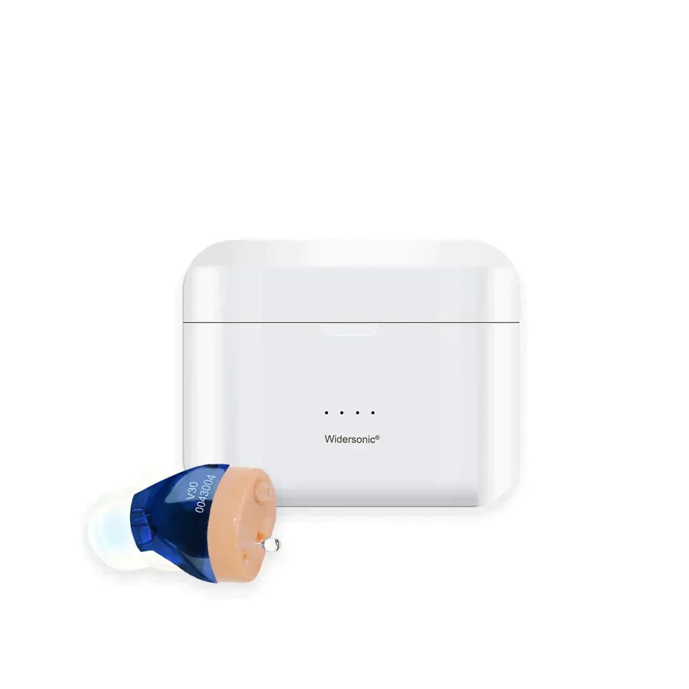 Invisible Rechargeable Hearing Aid with Noise Reduction and Flexible Fit