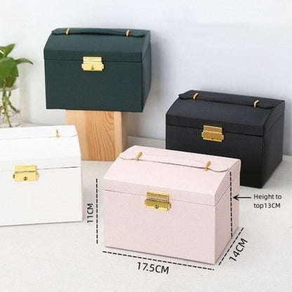 Jewellery Travel Organiser Case with Multiple Compartments