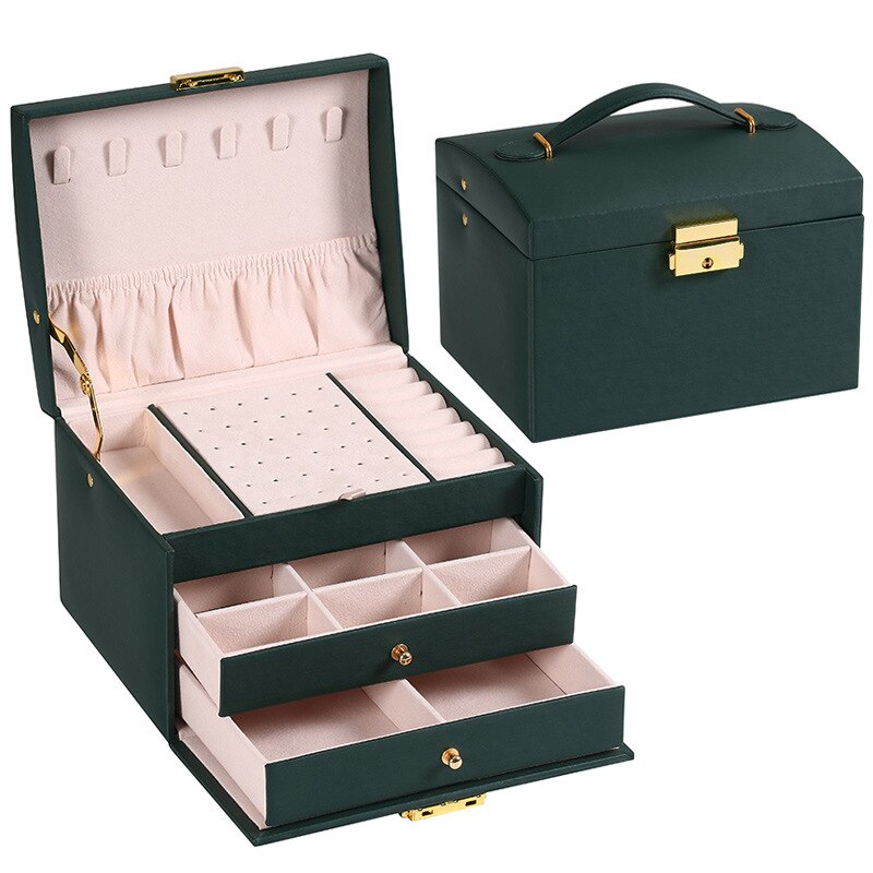 Jewellery Travel Organiser Case with Multiple Compartments
