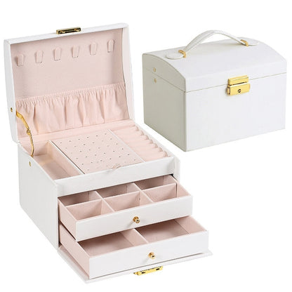 Jewellery Travel Organiser Case with Multiple Compartments
