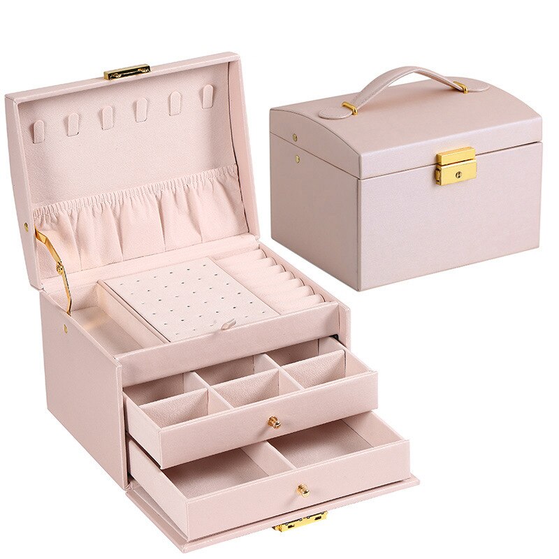 Jewellery Travel Organiser Case with Multiple Compartments