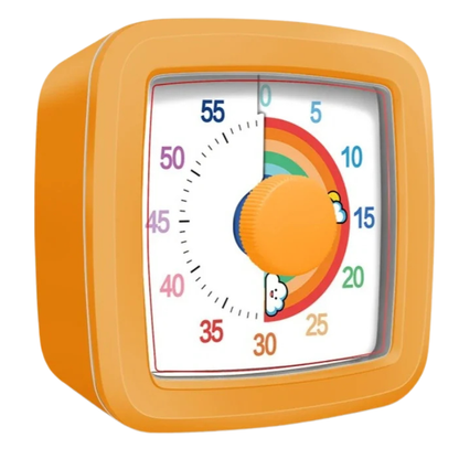 Kids' 60-Minute Visual Countdown Timer with Silent Display