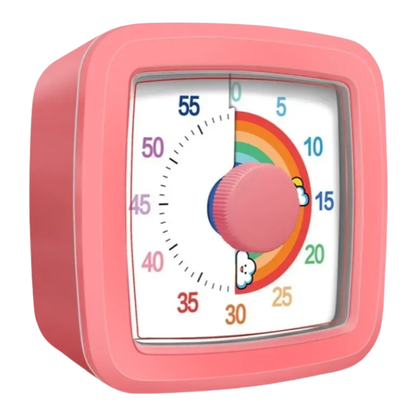Kids' 60-Minute Visual Countdown Timer with Silent Display