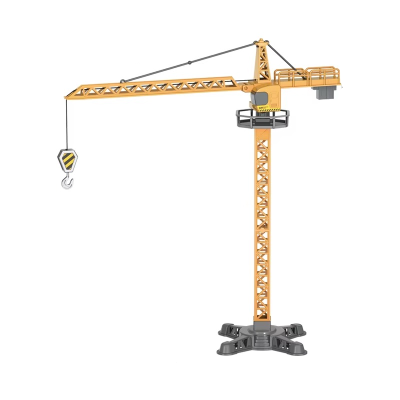 Kids Construction Vehicle Playset with Tower Crane, Excavator and Crane Models