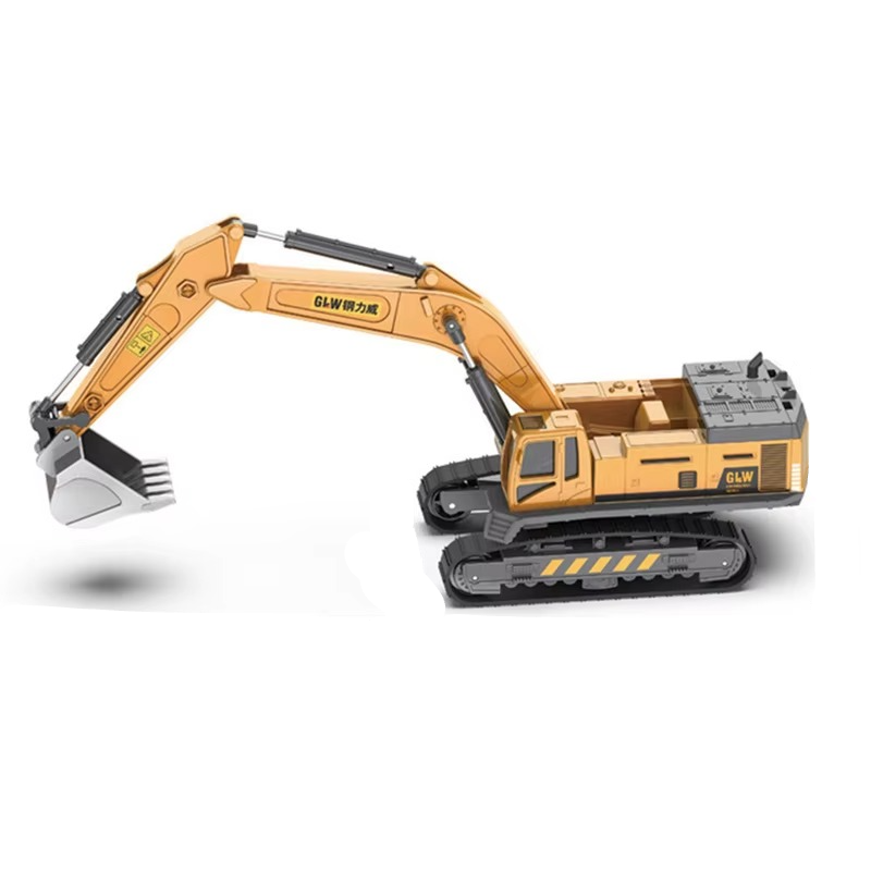 Kids Construction Vehicle Playset with Tower Crane, Excavator and Crane Models