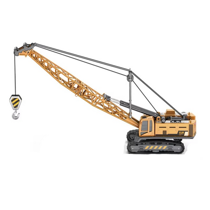 Kids Construction Vehicle Playset with Tower Crane, Excavator and Crane Models