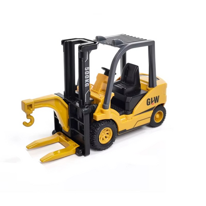 Kids Construction Vehicle Playset with Tower Crane, Excavator and Crane Models