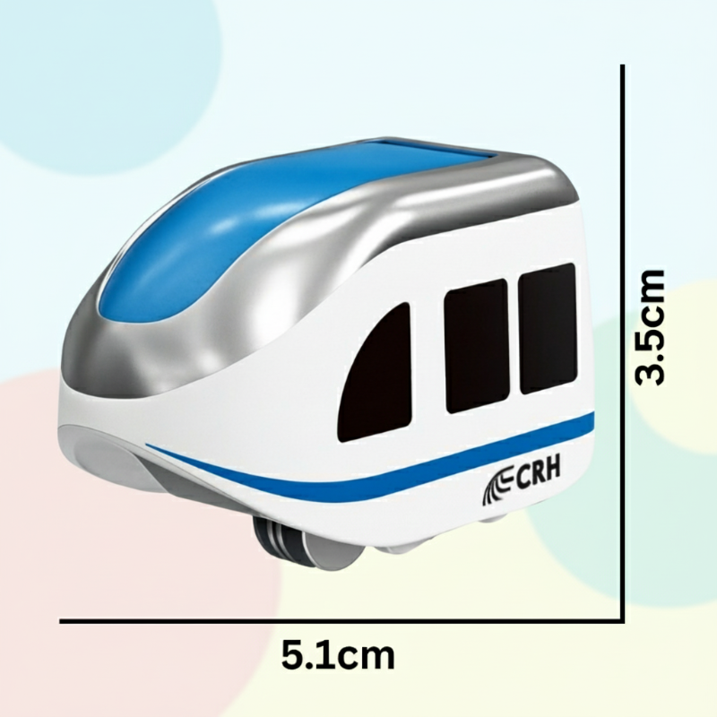 Kids Magnetic Track Building Set with Rechargeable Electric Train