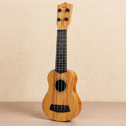 Kids' Musical Guitar Toy with Real Strings and Keyboard