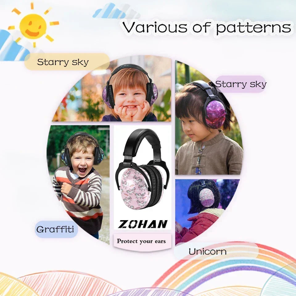 Kids Noise Reduction Ear Muffs for Comfortable Sound Protection