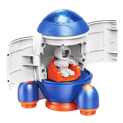 Kids Space Adventure Toy Set with Astronaut Vehicles and Detachable Parts