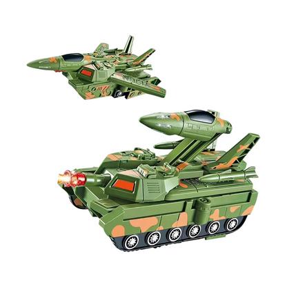 Kids' Transforming Robot Toy Car with Remote Control and Obstacle Detection