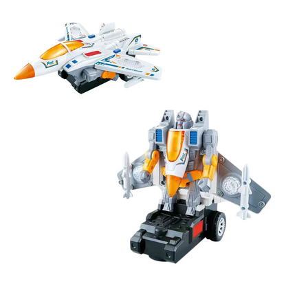 Kids' Transforming Robot Toy Car with Remote Control and Obstacle Detection