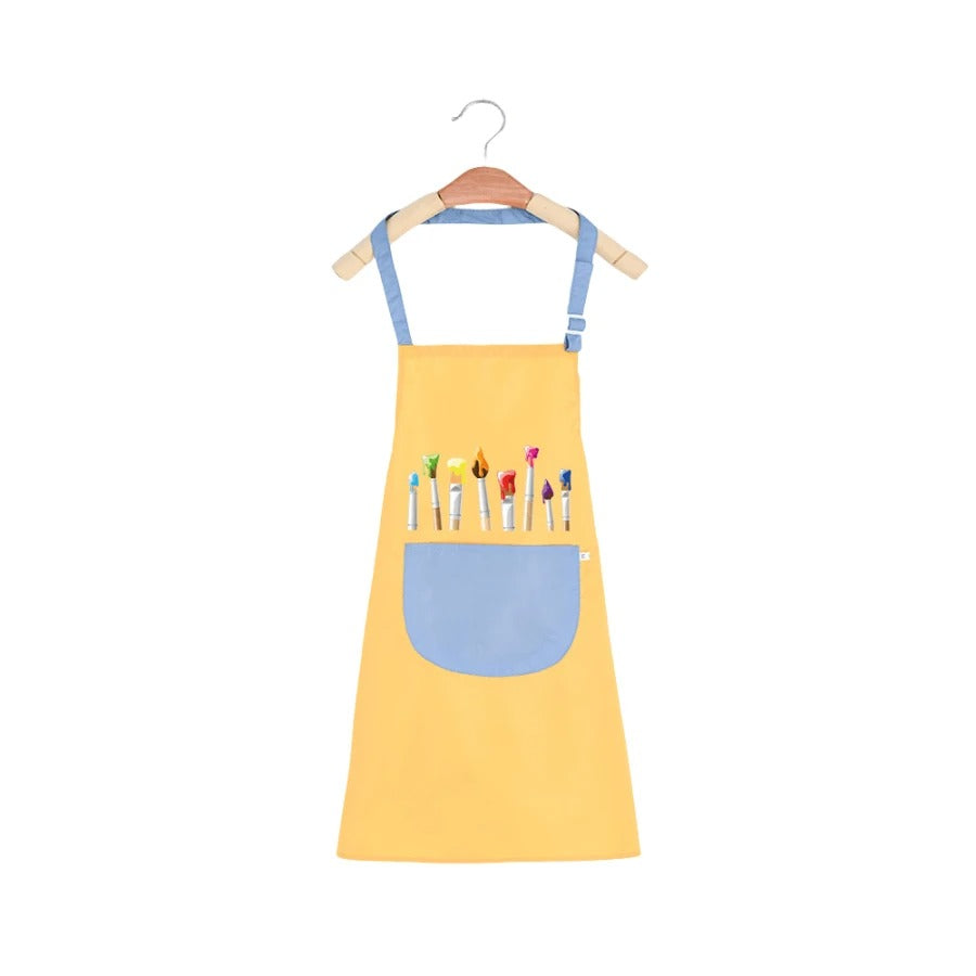 Kids Waterproof Art and Play Smock with Oil-Resistant Fabric