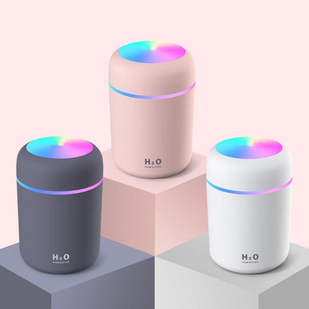 LED Air Humidifier and Essential Oil Diffuser with 3 Lighting Modes