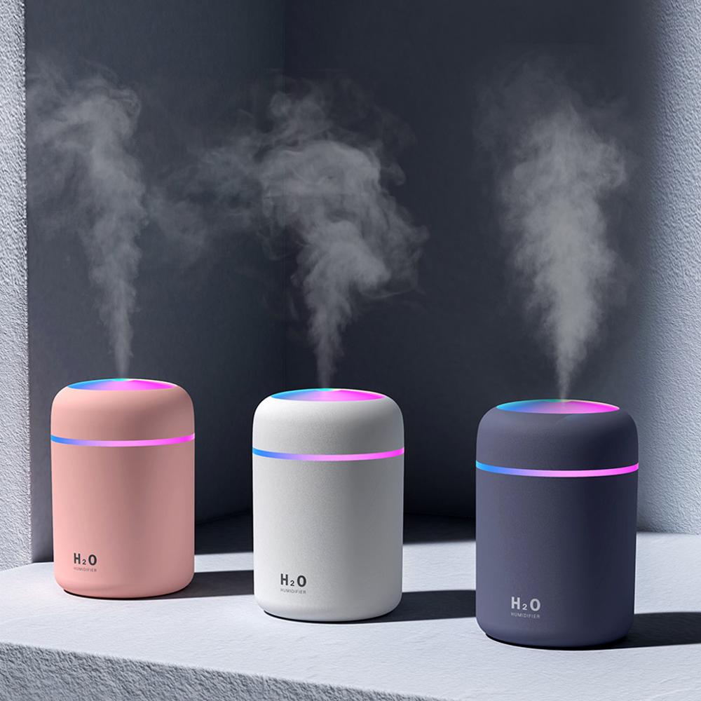 LED Air Humidifier and Essential Oil Diffuser with 3 Lighting Modes