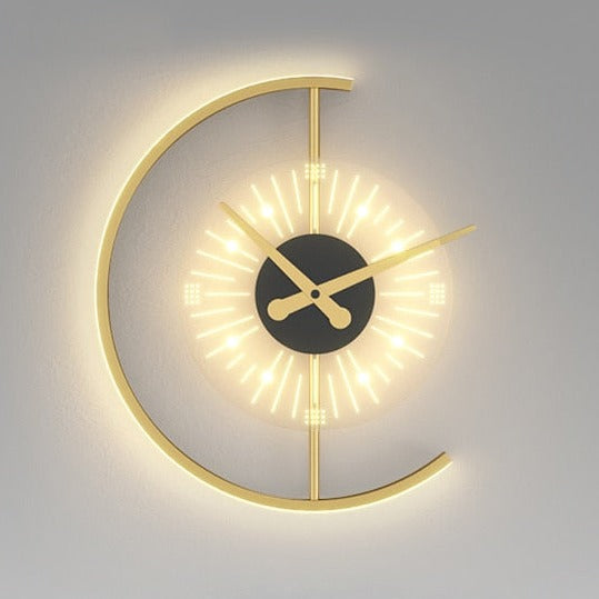 LED Wall Clock with Minimalist Design and Neutral White Display